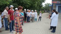 В детсаду №8 м.Комрат прошли учения по гражданской защите(фоторепортаж)